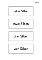 Vorschau - Arbeitsblätter - Silbenspiel, Silbentrennung Thema: Müll - Seite 3