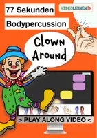 Vorschau - Spiele - Materialpaket Karneval Clown Around Bodypercussion • auch Musik fachfremd - Seite 1