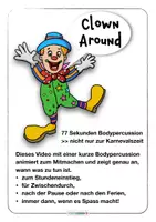 Vorschau - Spiele - Materialpaket Karneval Clown Around Bodypercussion • auch Musik fachfremd - Seite 2