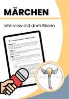 Vorschau - Stundenentwürfe - Märchen: Das Böse in Märchen - Sachtext und Kreativaufgabe - Deckblatt
