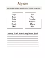 Vorschau - Arbeitsblätter - Einkaufen - Arbeitsblätter für DaF/ DaZ (A1) - Seite 2