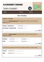 Vorschau - Klassenarbeiten - Frau K_Gesellschaft/Erdkunde_Klassenarbeit_Atlasarbeit - Seite 1