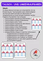 Vorschau - Arbeitsblätter - Tausch- und Umkehraufgaben im ZR 10 Materialpaket - Seite 1