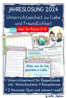 Vorschau - Stundenentwürfe - Unterrichtsentwurf Jahreslosung 2024 & Freundlichkeitskalender - Deckblatt