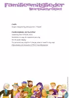 Aperçu - Jeux - Familienmitglieder, Wortsuchrätsel / Membres de la famille en allemand, mots croisés - Page 2
