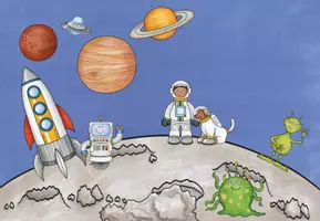 Vorschau - Arbeitsblätter - Lesespaziergang: Die Reise durchs Sonnensystem - Seite 3