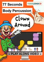 Vista previa - Recursos multimedia - Musica 🎬 percusión corporal play along vídeo Clown Around - Portada