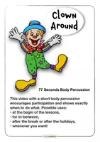 Vista previa - Recursos multimedia - Musica 🎬 percusión corporal play along vídeo Clown Around - página 1
