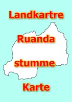 Vorschau - Arbeitsblätter - Landkartre von Ruanda stumme Karte mit Umrissen der Nachbarländer - Deckblatt