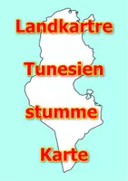 Vorschau - Arbeitsblätter - Landkartre von Tunesien stumme Karte mit Umrissen der Nachbarländer - Deckblatt