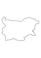 Vorschau - Arbeitsblätter - Landkartre von Bulgarien stumme Karte mit Umrissen der Nachbarländer - Seite 1