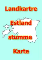 Vorschau - Arbeitsblätter - Landkartre von Estland stumme Karte mit Umrissen der Nachbarländer - Deckblatt