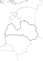 Vorschau - Arbeitsblätter - Landkartre von Lettland stumme Karte mit Umrissen der Nachbarländer - Seite 2