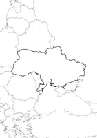 Vorschau - Arbeitsblätter - Landkartre von Ukraine stumme Karte mit Umrissen der Nachbarländer - Seite 2