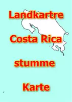 Vorschau - Arbeitsblätter - Landkartre von Costa Rica stumme Karte mit Umrissen der Nachbarländer - Deckblatt