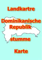 Vorschau - Arbeitsblätter - Landkartre von Dominikanische Republik stumme Karte mit Umrissen der Nachbarländer - Deckblatt