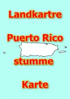 Vorschau - Arbeitsblätter - Landkartre von Puerto Rico stumme Karte mit Umrissen der Nachbarländer - Deckblatt