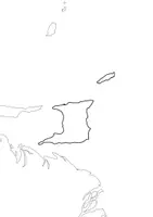 Vorschau - Arbeitsblätter - Landkartre von Trinidad und Tobago stumme Karte mit Umrissen der Nachbarländer - Seite 3