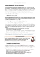 Vorschau - Arbeitsblätter - Analysing Shakespeare | Tips&Tricks (Oberstufe) - Seite 1