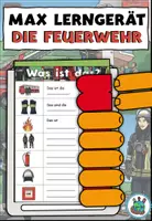 Vorschau - Aufgabenkarten - "Was ist das?" Die Feuerwehr- Aufgabenkarte für das Max Lerngerät - DaZ / DaF / Deutsch - Deckblatt