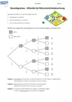 Vorschau - Arbeitsblätter - Baumdiagramme Einführung | Stochastik - Deckblatt