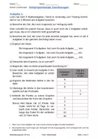 Vorschau - Arbeitsblätter - Arbeitsblatt: antiproportionale Zuordnungen einführen - Deckblatt