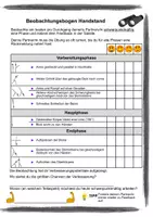 Vorschau - Arbeitsblätter - Beobachtungsbogen Handstand - Seite 2