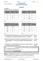 Vorschau - Arbeitsblätter - Gruppenarbeit: Produkt- und Quotientengleichheit - Seite 2