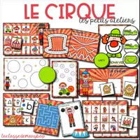 Aperçu - Jeux - Les Petits Ateliers - Le cirque - Page de couverture