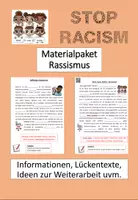 Vorschau - Arbeitsblätter - Unterrichtseinheit "Rassismus" inkl. lösungen - Deckblatt