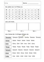 Vorschau - Arbeitsblätter - Arbeitsblätter zur Buchstabeneinführung E/e - Seite 3