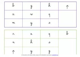 Aperçu - Apprentissages en autonomie - planches lettres GS/CP - Page 3