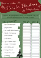 Vorschau - Arbeitsblätter - Find someone who.. Plans for Christmas (going-to future) - Deckblatt