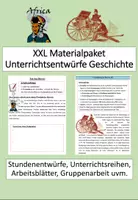 Vorschau - Stundenentwürfe - Materialpaket "Unterrichtsentwürfe im Fach Geschichte" inkl. Materialien - Deckblatt