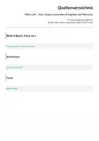 Vorschau - Arbeitsblätter - Mein Jahr - Ziele, Ängste, besondere Ereignisse und Wünsche - Seite 1