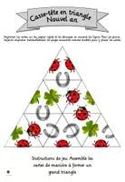 Aperçu - Jeux - Casse-tête en triangle - Nouvel an - Page 1