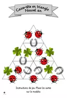 Aperçu - Jeux - Casse-tête en triangle - Nouvel an - Page 2