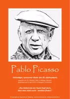 Vorschau - Poster - kinder.kunst.klasse - KREATIVPORTRÄT - Tafelbild Pablo Picasso - Deckblatt