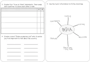 Vorschau - Arbeitsblätter - Indien kennenlernen - Reading / Leseverstehen - Seite 2