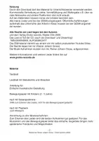 Vorschau - Arbeitsblätter - Käsehunger - Spiellied - RJ Gross - Seite 1