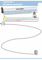 Vorschau - Arbeitsblätter - Was kann ich, was will ich? (Wie sieht mein Lebensweg aus? Was ist mein Traumberuf? + "Ich halte eine Präsentation über meinen Traumberuf!", inkl. Bewertungsraster) - Seite 1