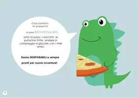 anteprima - Presentazioni / Lavagne - Progetto Alimentazione Scuola Infanzia STORIA DINOSAURO - Pagina 1