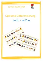 Vorschau - Spiele - Optische Differenzierung: Im Zoo -Lotto - Deckblatt