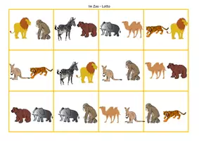 Vorschau - Spiele - Optische Differenzierung: Im Zoo -Lotto - Seite 2