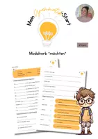 Vorschau - Arbeitsblätter - Das Modalverb "möchten" - Deckblatt