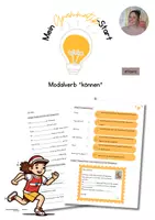 Vorschau - Arbeitsblätter - Das Modalverb "können" - Deckblatt