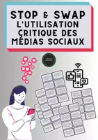 Vorschau - Aufgabenkarten - Stop and Swap: Les médias sociaux (Französisch) - Deckblatt
