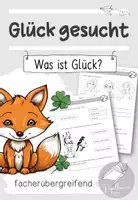 Vorschau - Arbeitsblätter - "Glück gesucht" - Was ist Glück? - Deckblatt