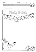 Vorschau - Arbeitsblätter - "Glück gesucht" - Was ist Glück? - Seite 2