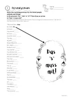 Vorschau - Arbeitsblätter - He, she, it - das 's' muss mit - Simple Present 3rd Person Singular - Lerntheke - Seite 1
